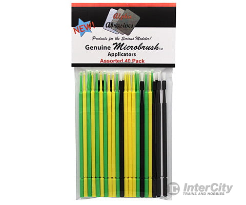 Alpha Abrasives 1400 Micro Brushes Assorted - 40/Pk