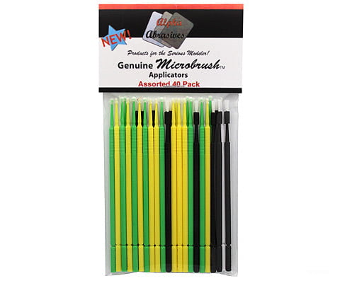 Alpha Abrasives 1400 Micro Brushes Assorted - 40/Pk