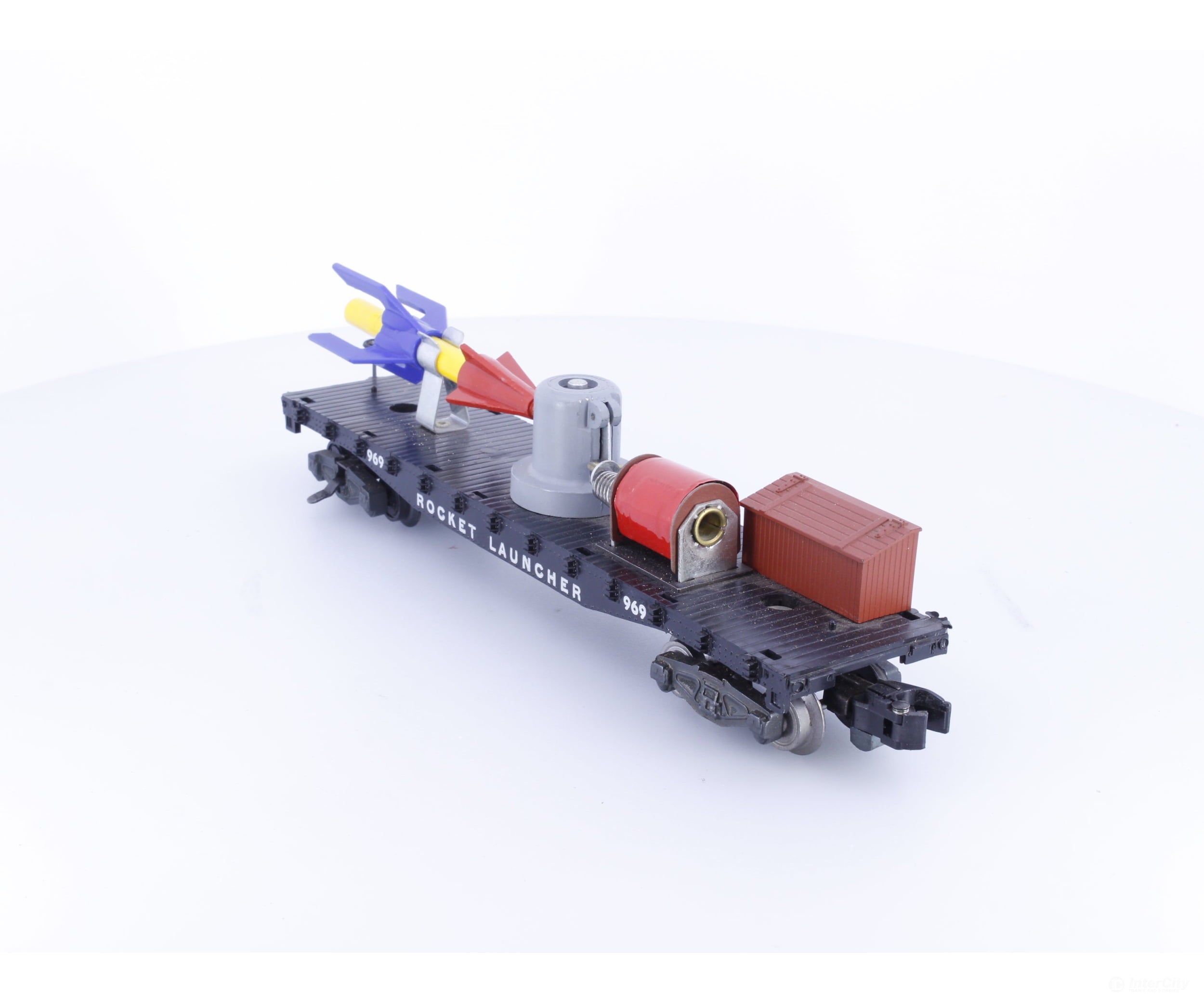 American Flyer Trains 969 S Flat Car with Rocket Launcher 969 - Freight Cars