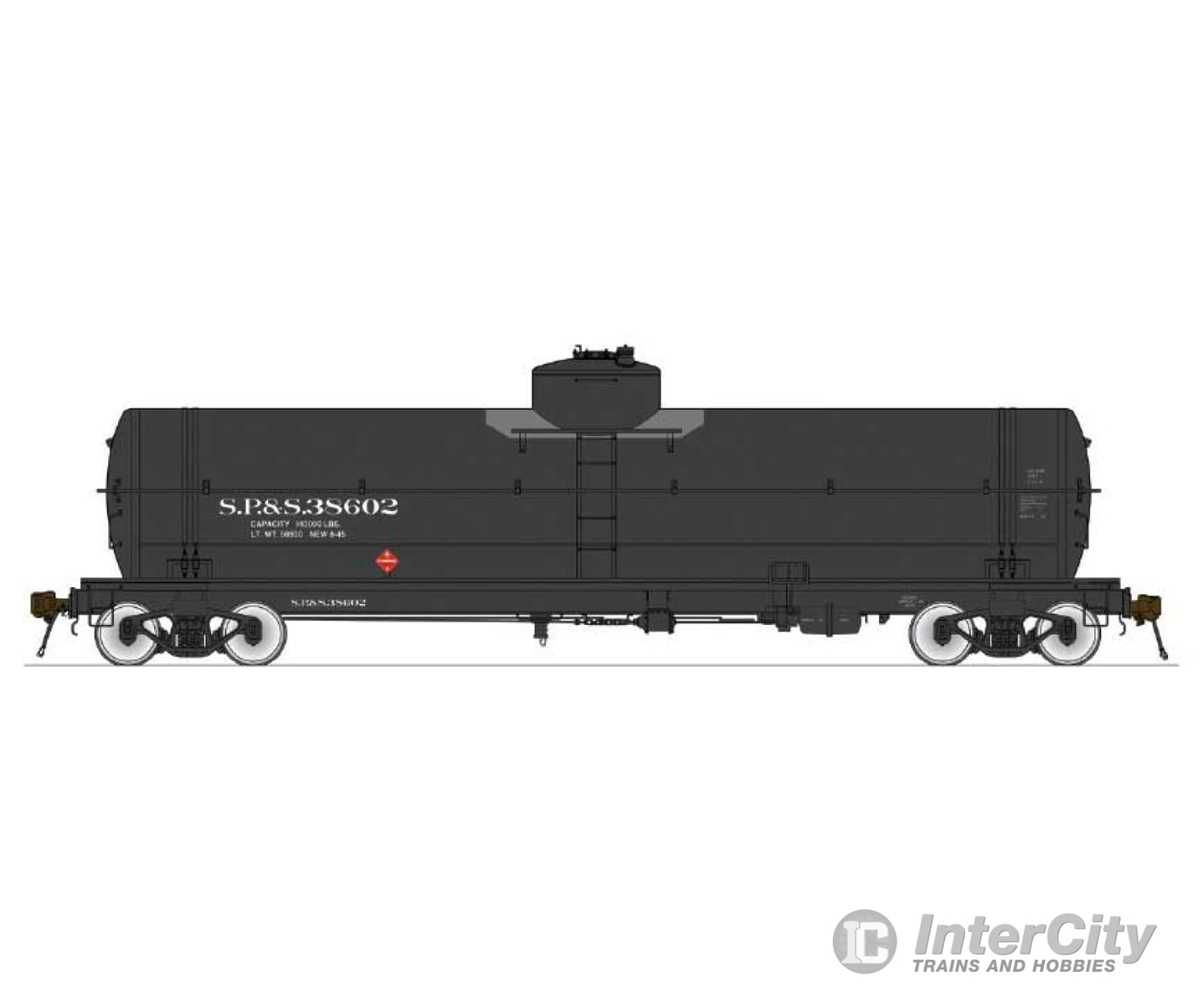 American Limited Models Ho 1854 Gatc Welded Tank Car - Ready To Run -- Spokane Portland & Seattle