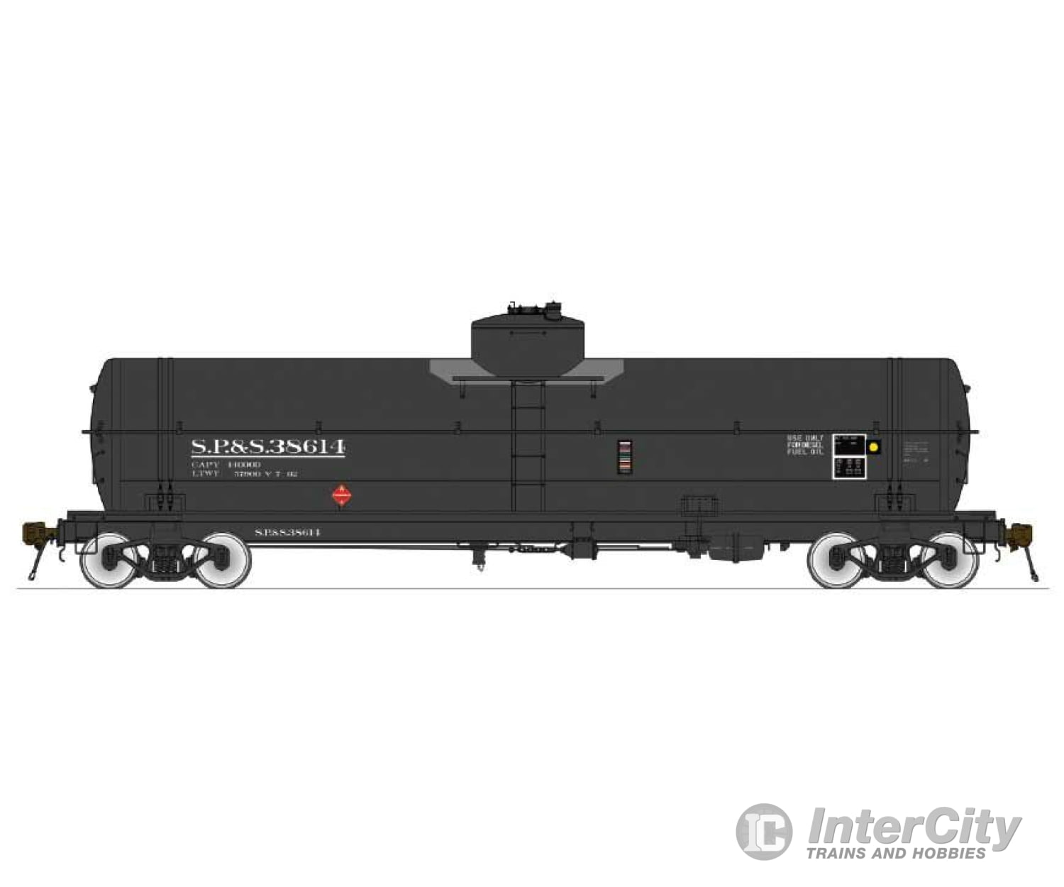 American Limited Models Ho 1858 Gatc Welded Tank Car - Ready To Run -- Spokane Portland & Seattle