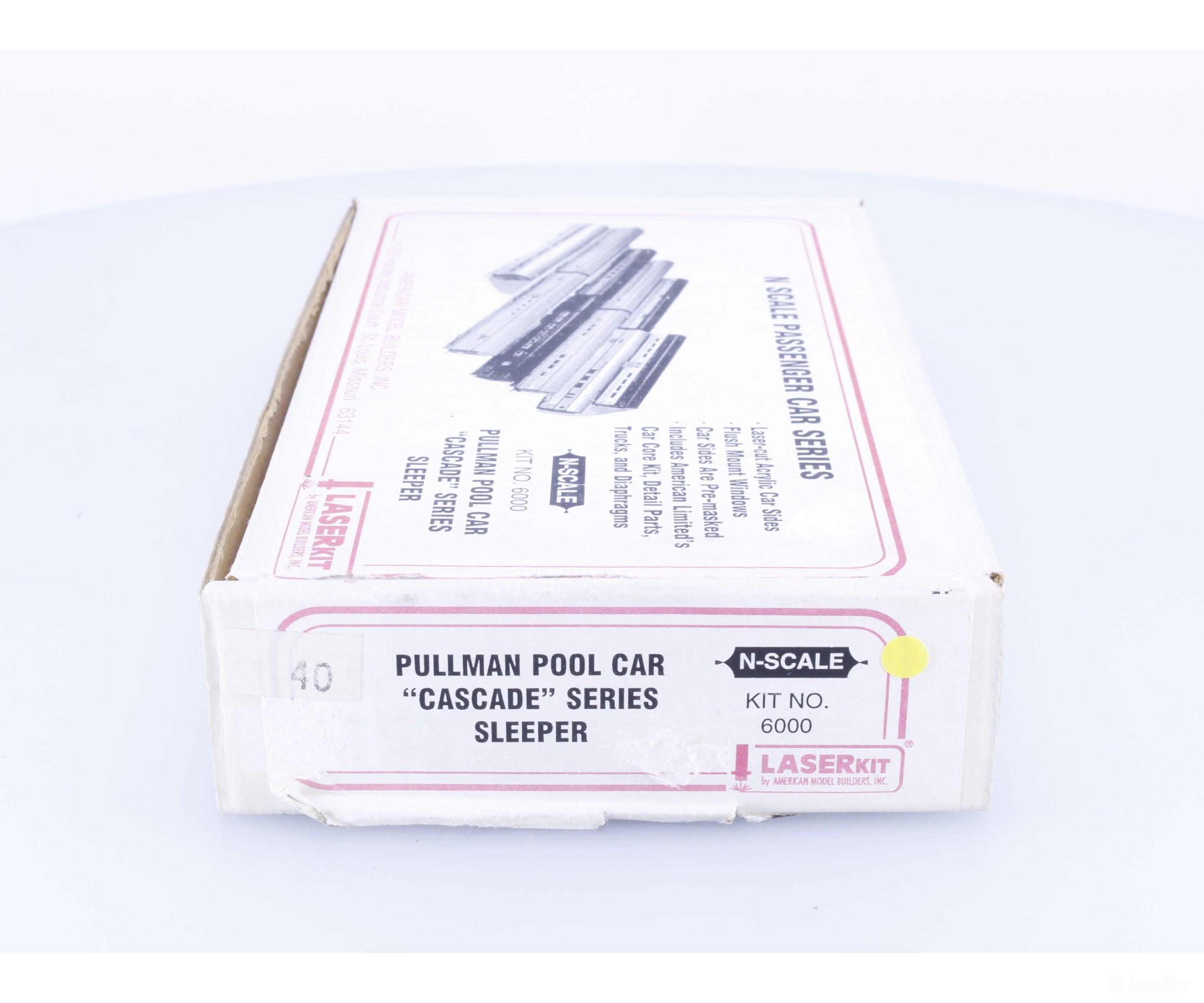American Model Builders 6000 N Pullman Pool Car Cascade Series Sleeper Laser Kit Passenger Cars