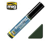 Ammo by Mig AMIG1256 Green-Grey Grime Streaking Brusher Weathering