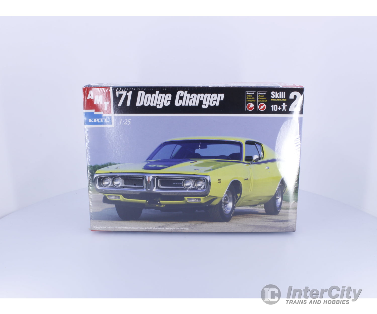 AMT 30053 G 1971 Dodge Charger Plastic Model Kit 1/25 (#1) Plastic Car Model Kits