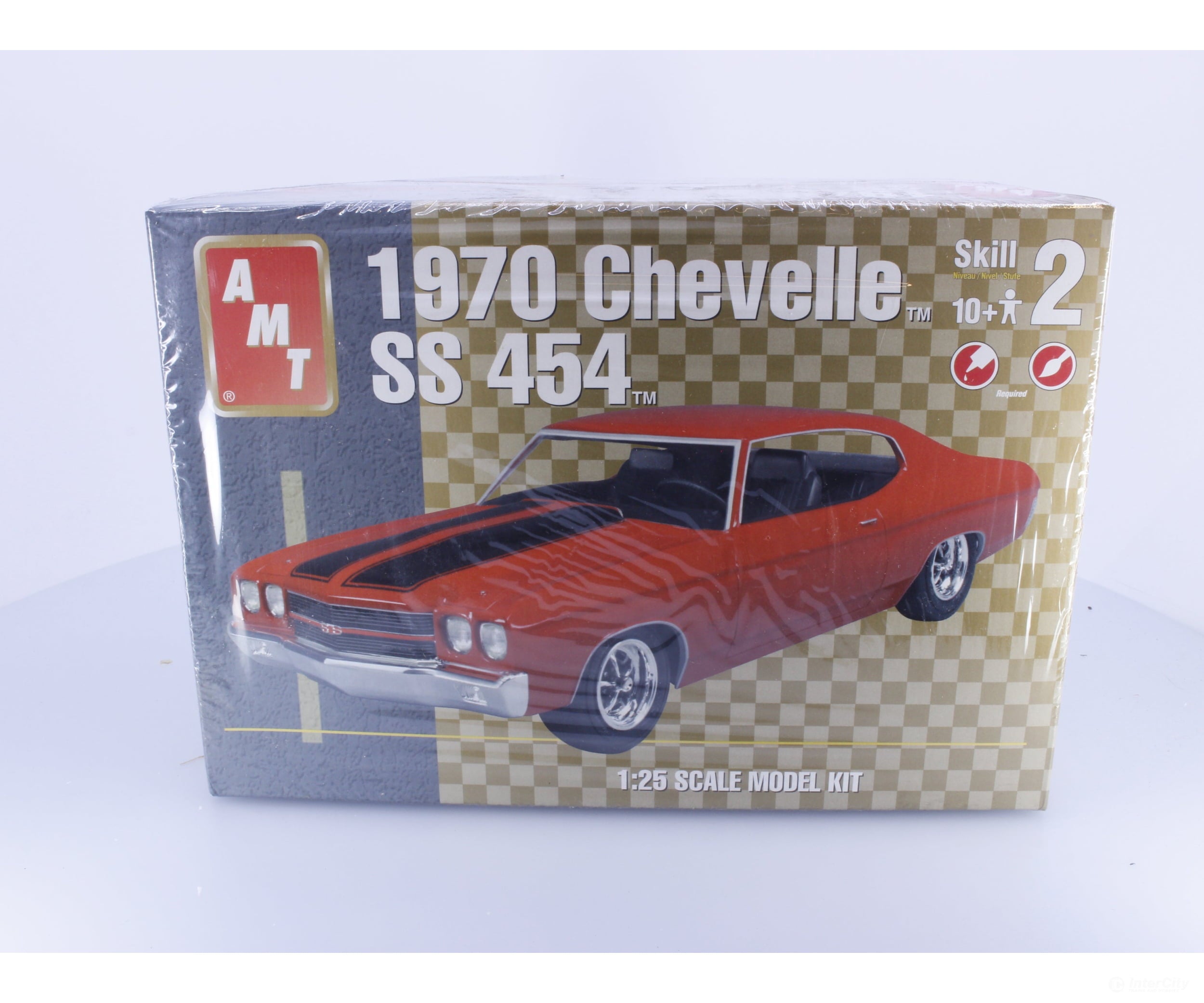 AMT 31640 G 1970 Chevrolet Chevelle SS 454 Plastic Model Kit 1/25 (#2) Plastic Car Model Kits