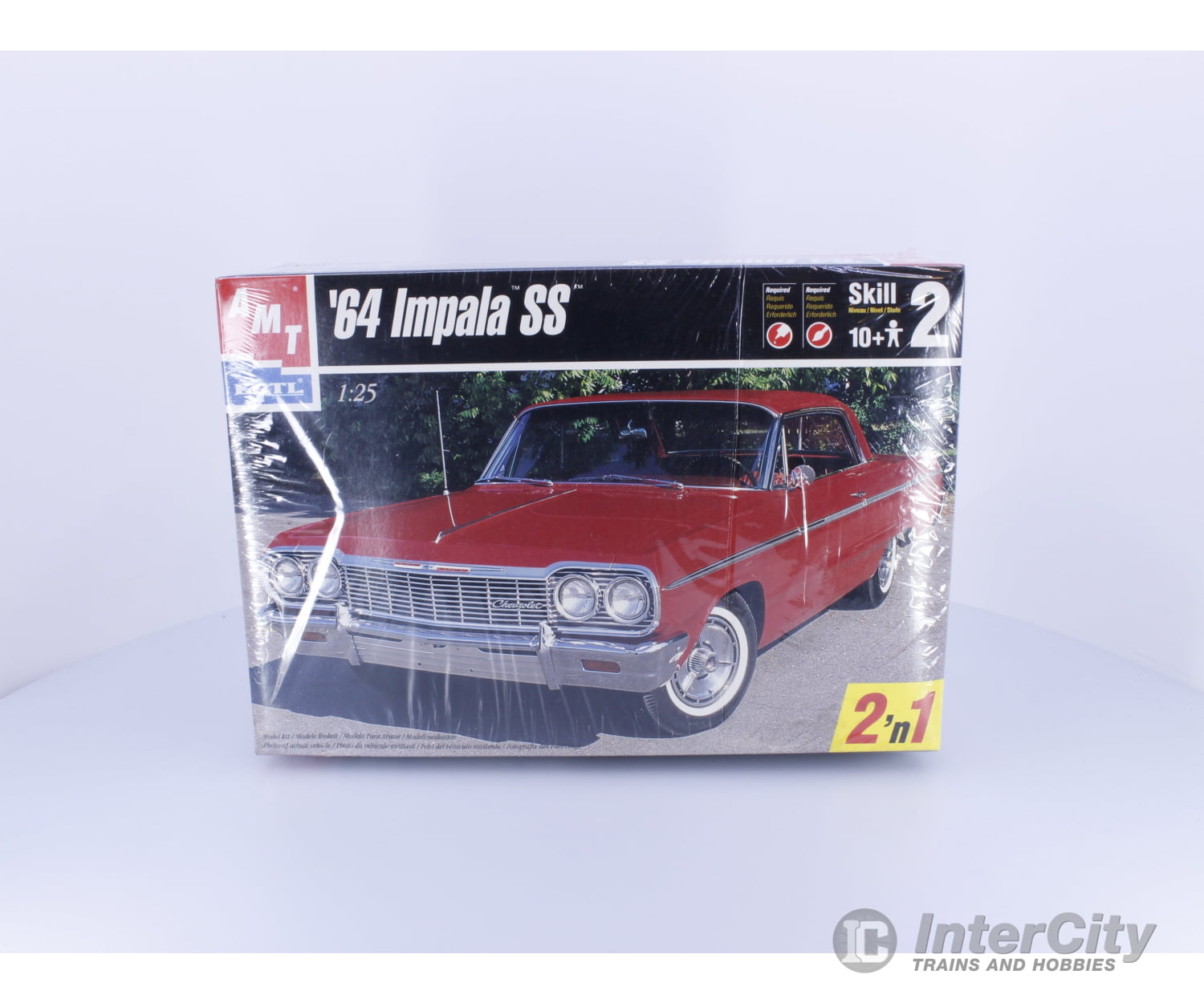 AMT 6564 G 1964 Chevrolet Impala SS Plastic Model Kit 1/25 Plastic Car Model Kits
