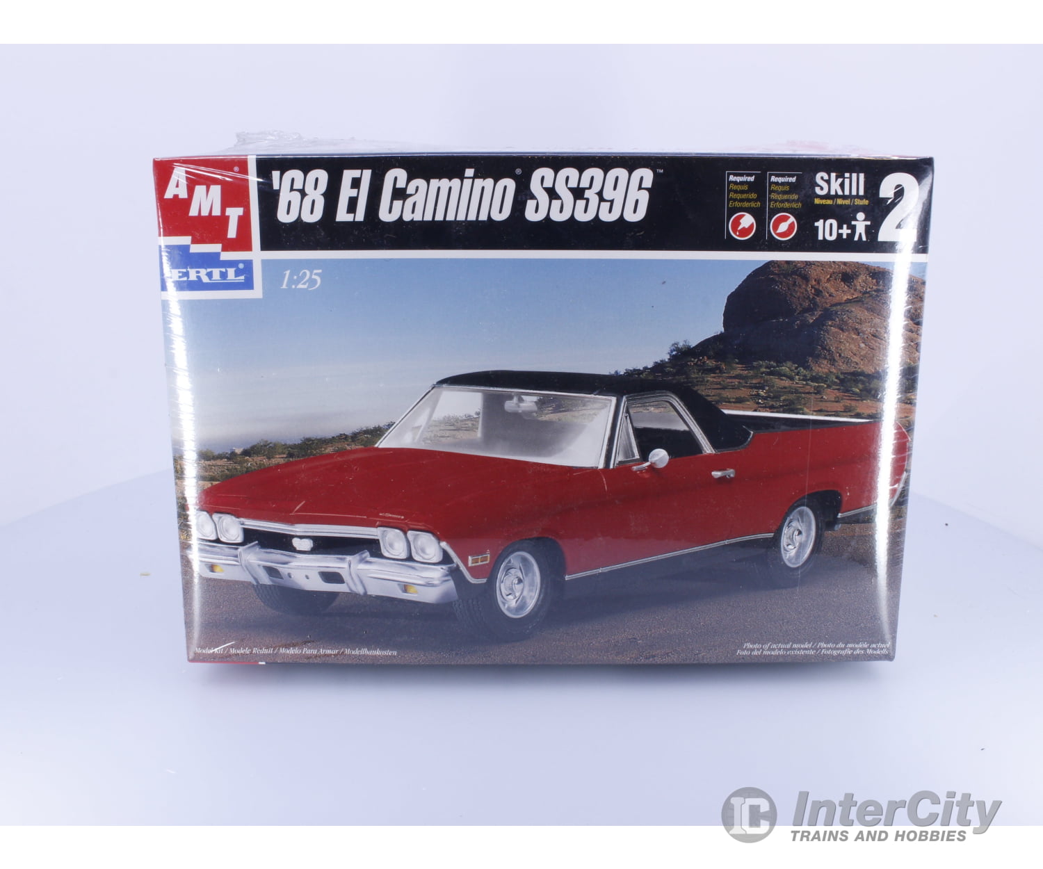 AMT 8017 G 1968 Chevrolet El Camino SS396 Plastic Model Kit 1/25 Plastic Car Model Kits