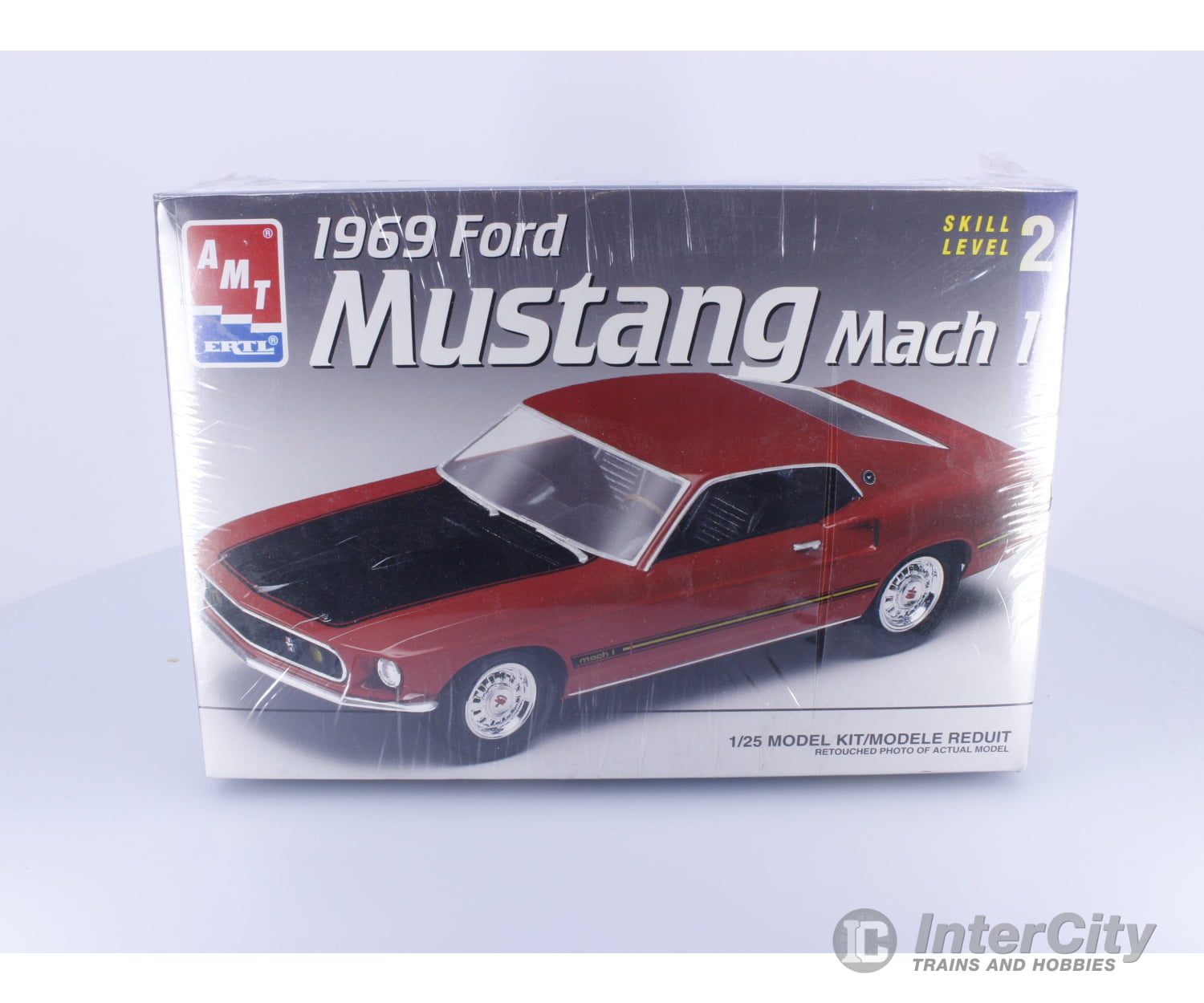 AMT 8233 G 1969 Ford Mustang Mach 1 Plastic Model Kit 1/25 (#1) Plastic Car Model Kits