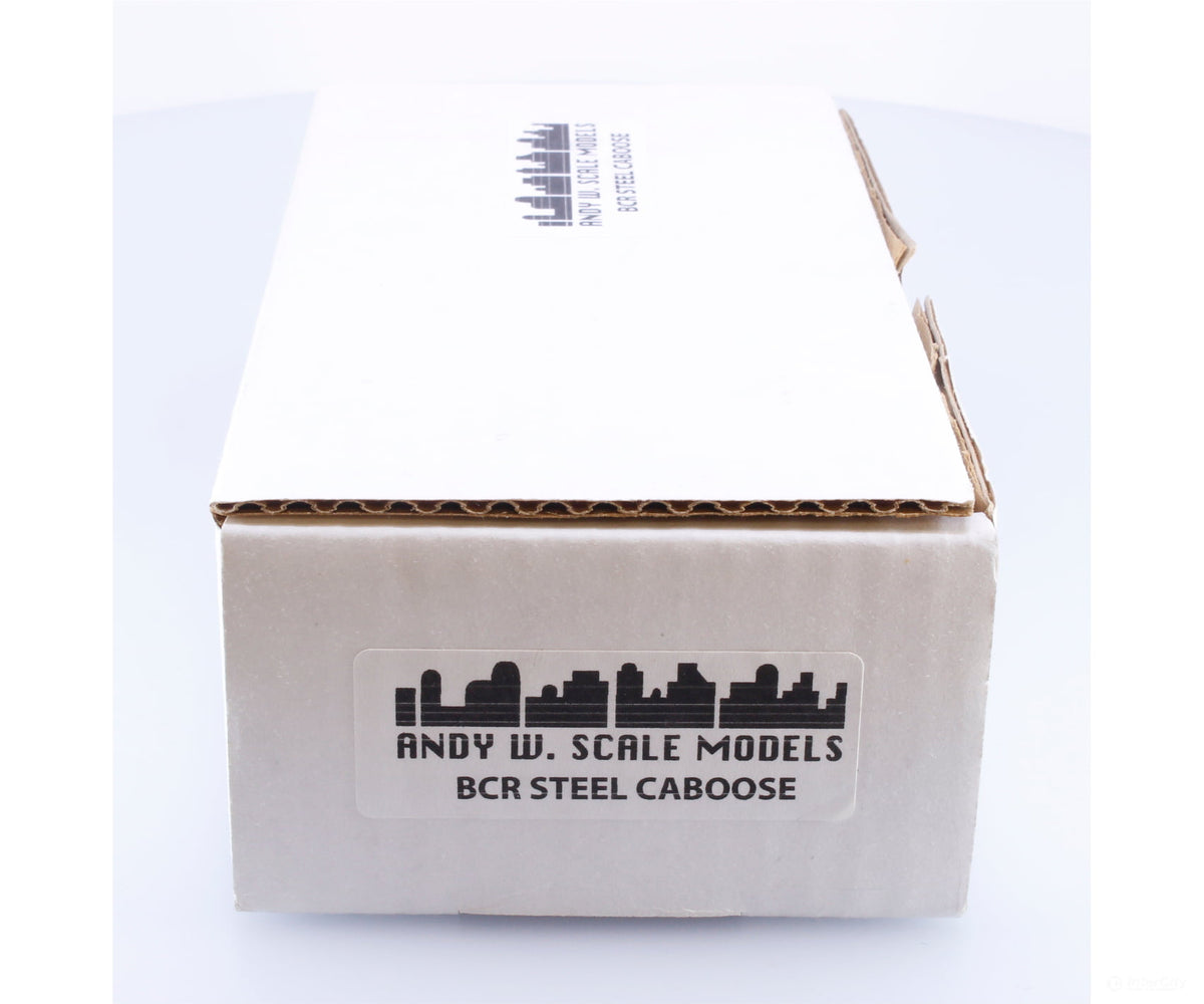 Andy W. Scale Models BCRSTCAB HO Custom Built and Painted Steel Caboose Extremely Rare BC Rail (BCOL) 1884 - Freight