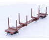 Andy W. Scale Models SKELLC HO Custom Built Skeleton Log Car BC Rail (BCOL) 10054 - Freight Cars