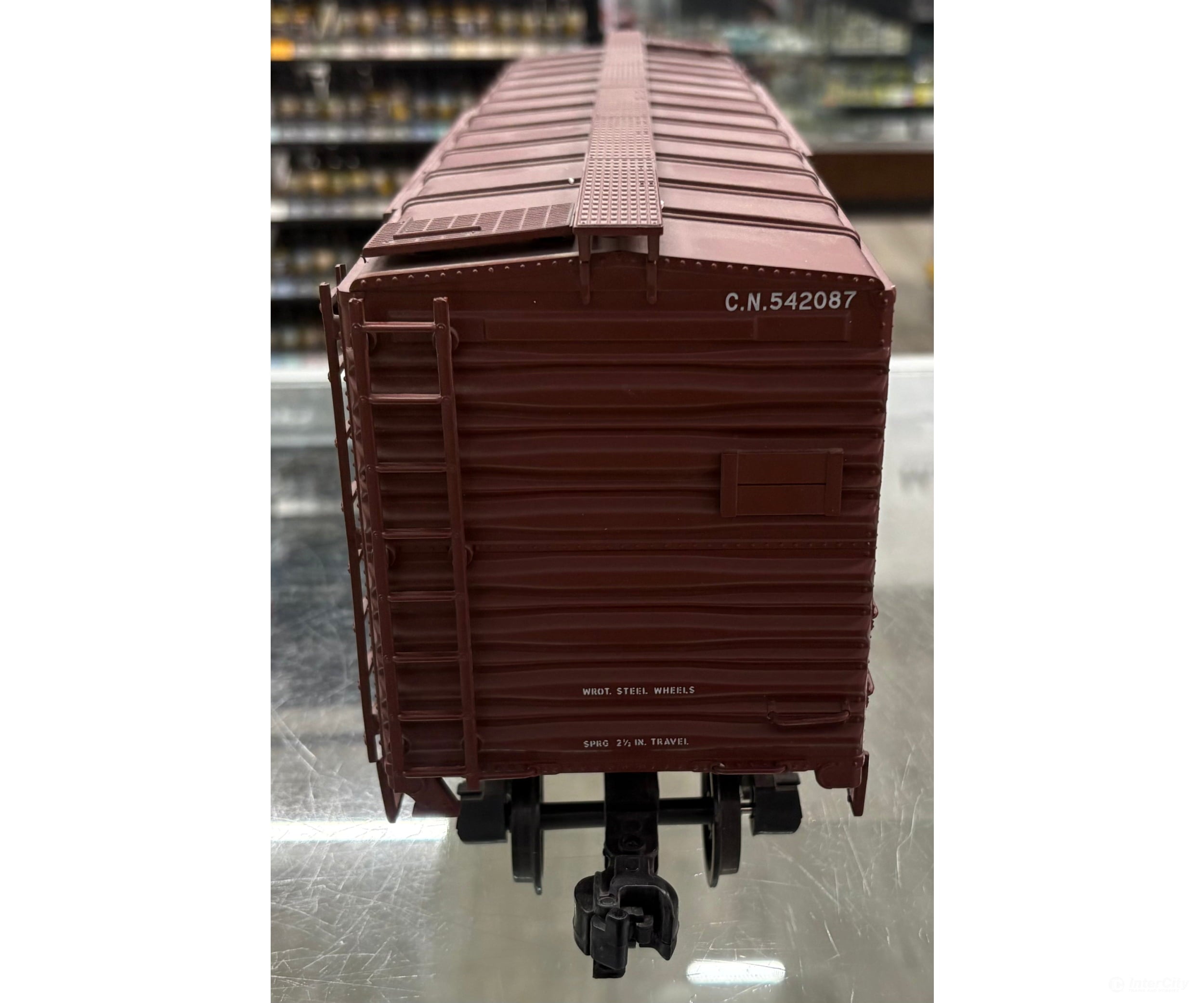 Aristo Craft 46080 1 Steel 40’ Box Car Canadian National (CN) 542087 - Freight Cars