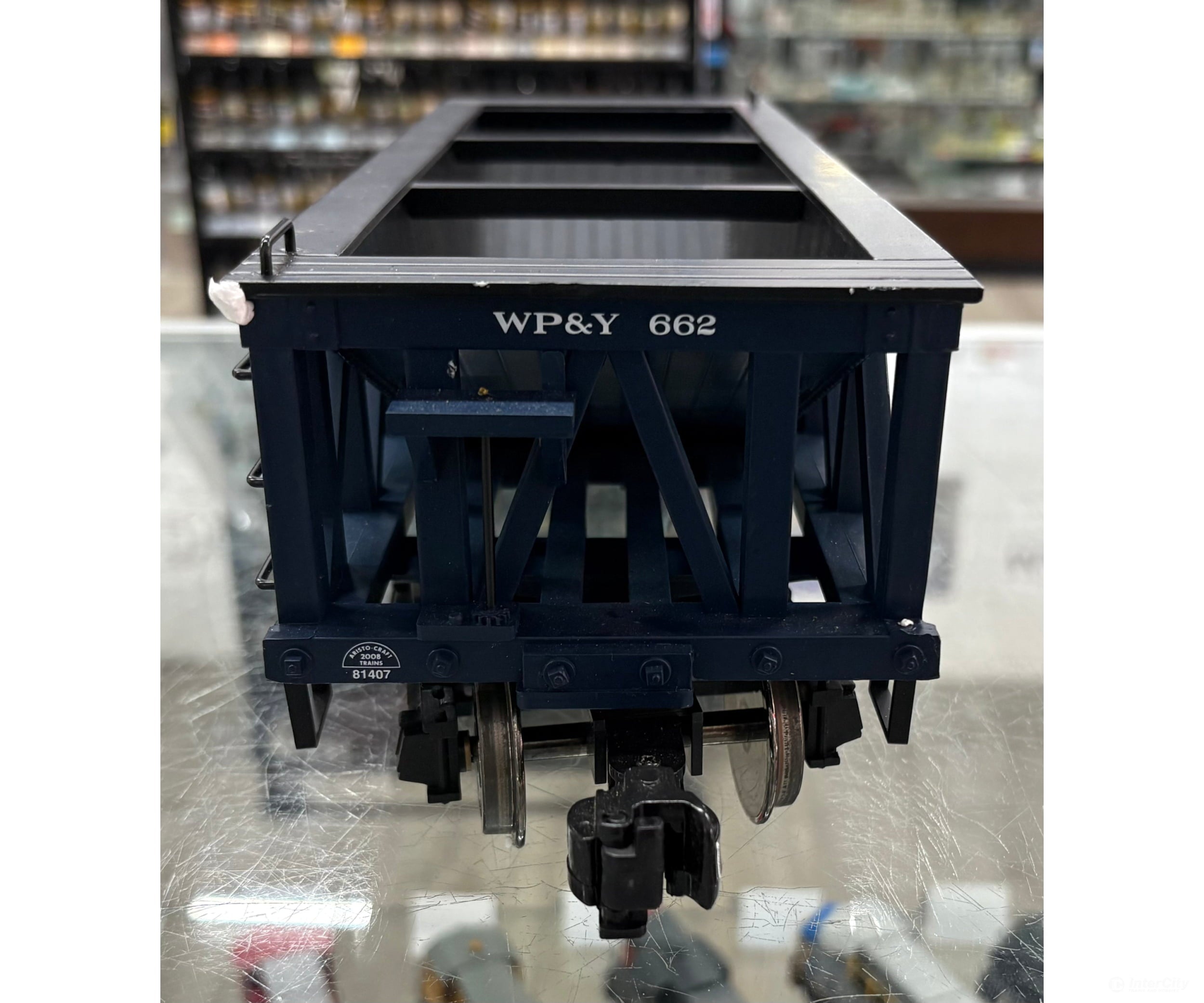 Aristo Craft ART-81407 1 Coal Hopper Freight Car White Pass & Yukon (WPY) 662 - Freight Cars