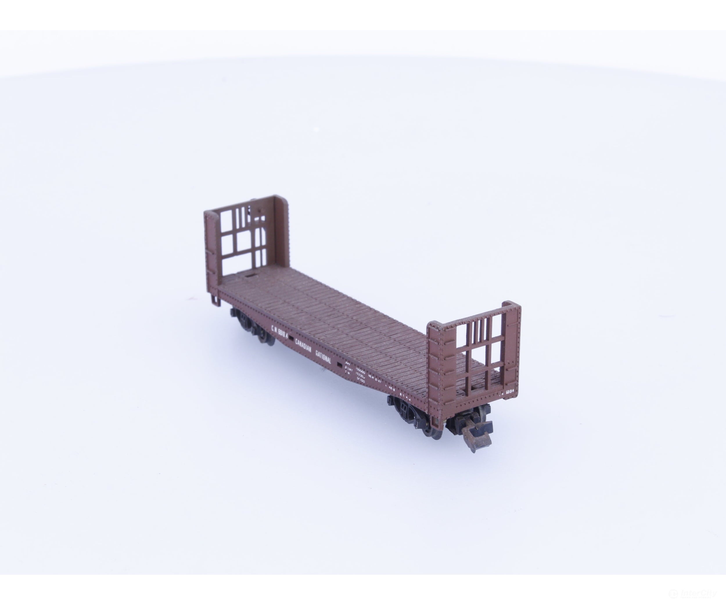 Arnold 0482-L N Bulkhead Flatcar Canadian National (CN) 601014 - Freight Cars