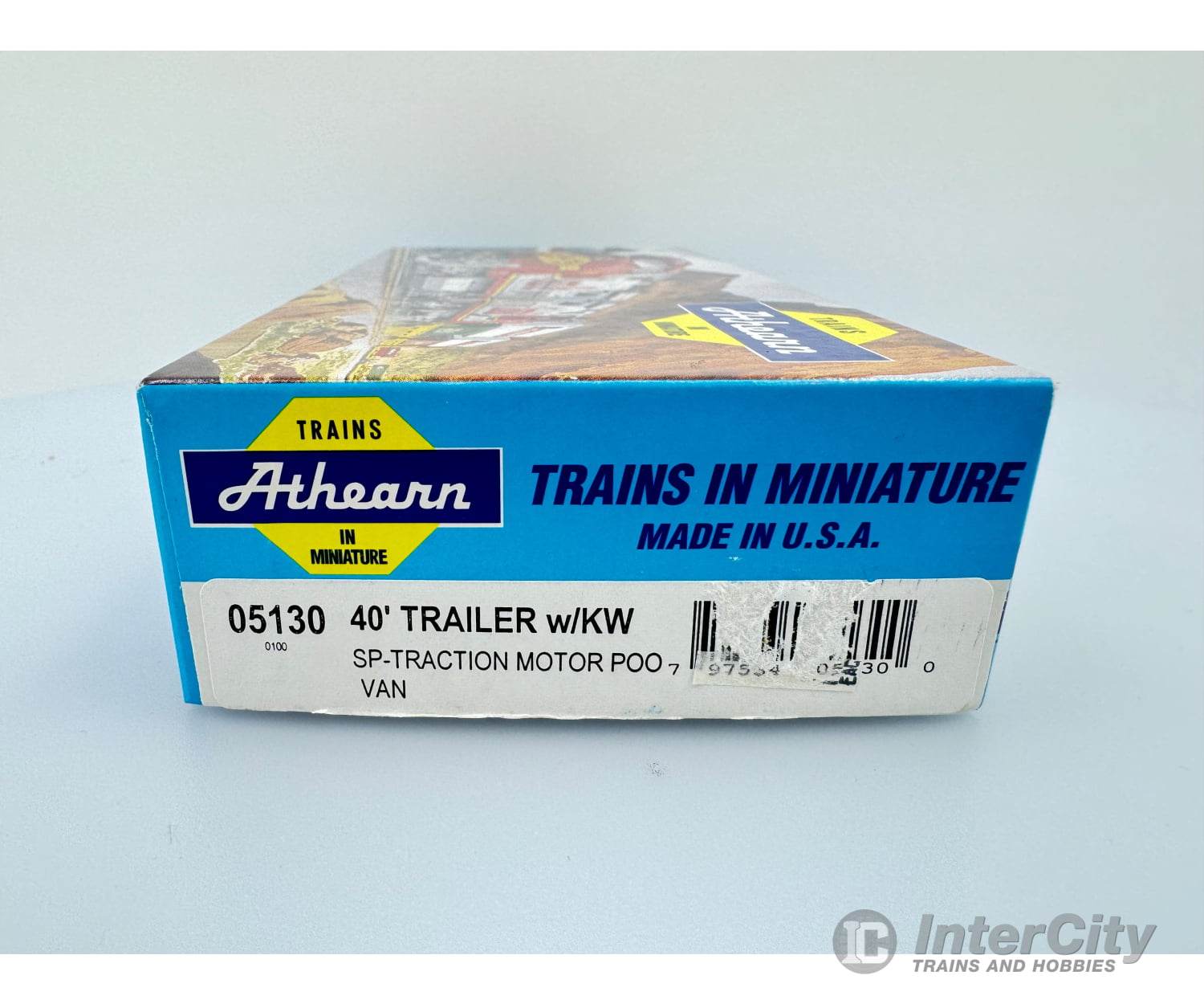 Athearn 05130 Ho 40’ Trailer W.kw Sp-Traction Motor Poo Van Southern Pacific (Sp) Cars & Trucks