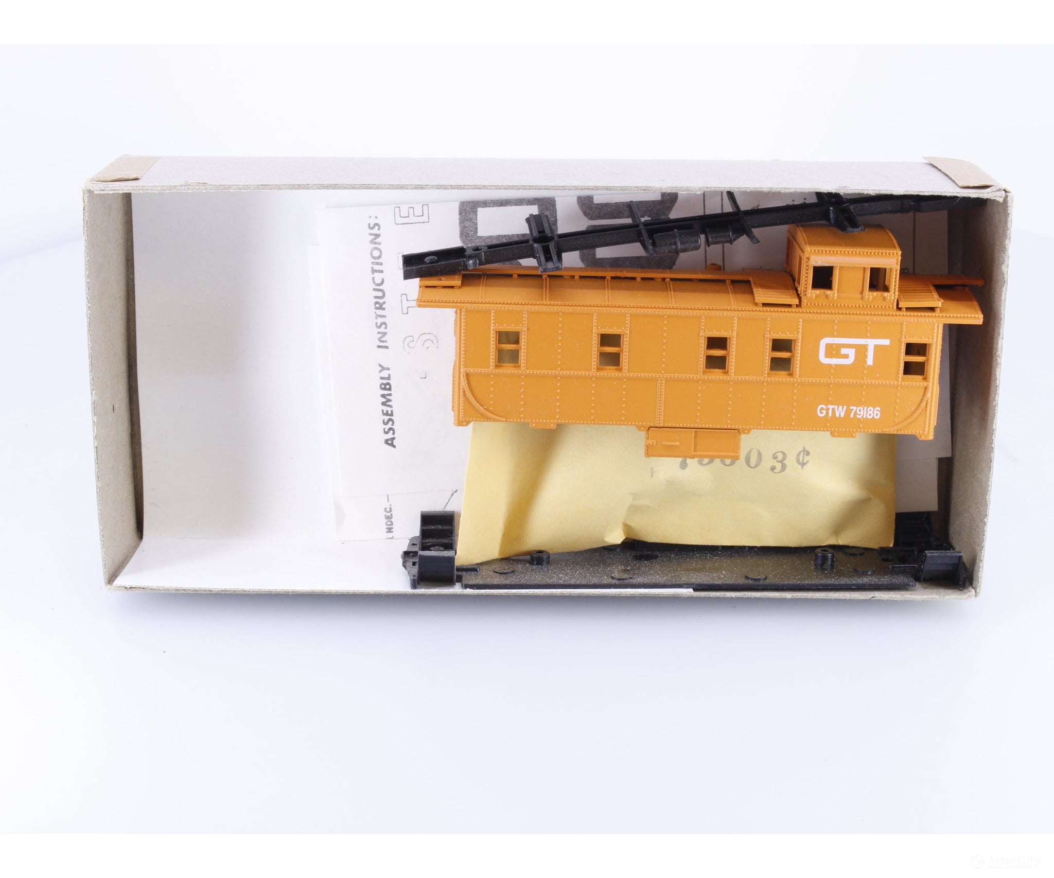 Athearn 1-159 HO Steel Caboose Orange Grand Trunk Western (GTW) 79186 - Freight Cars