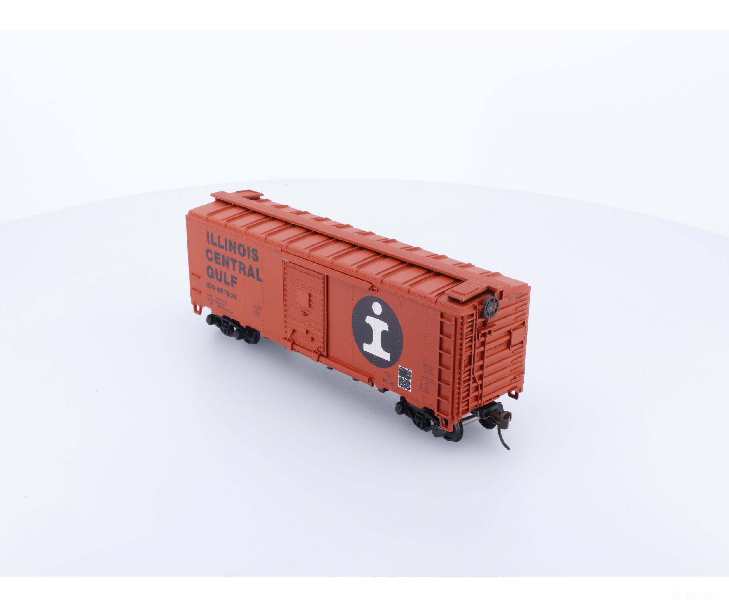Athearn 106 HO ILLINOIS Central Gulf 40ft boxcar Illinois Central (IC) 467936 Freight Cars