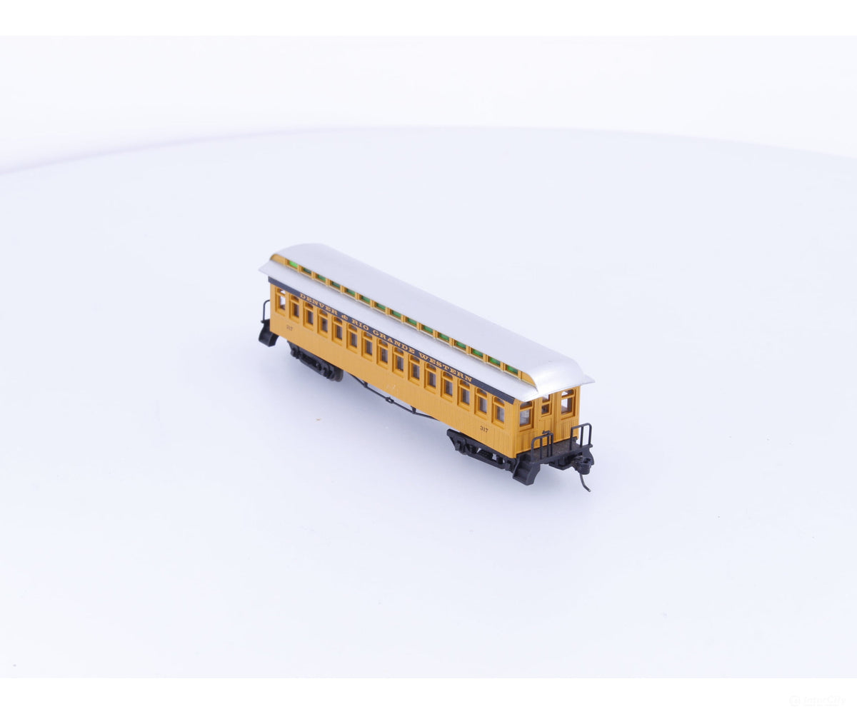 Athearn 11929 N 50’ Overland Passenger Coach Denver and Rio Grande Western (DRGW) 317 - Freight Cars