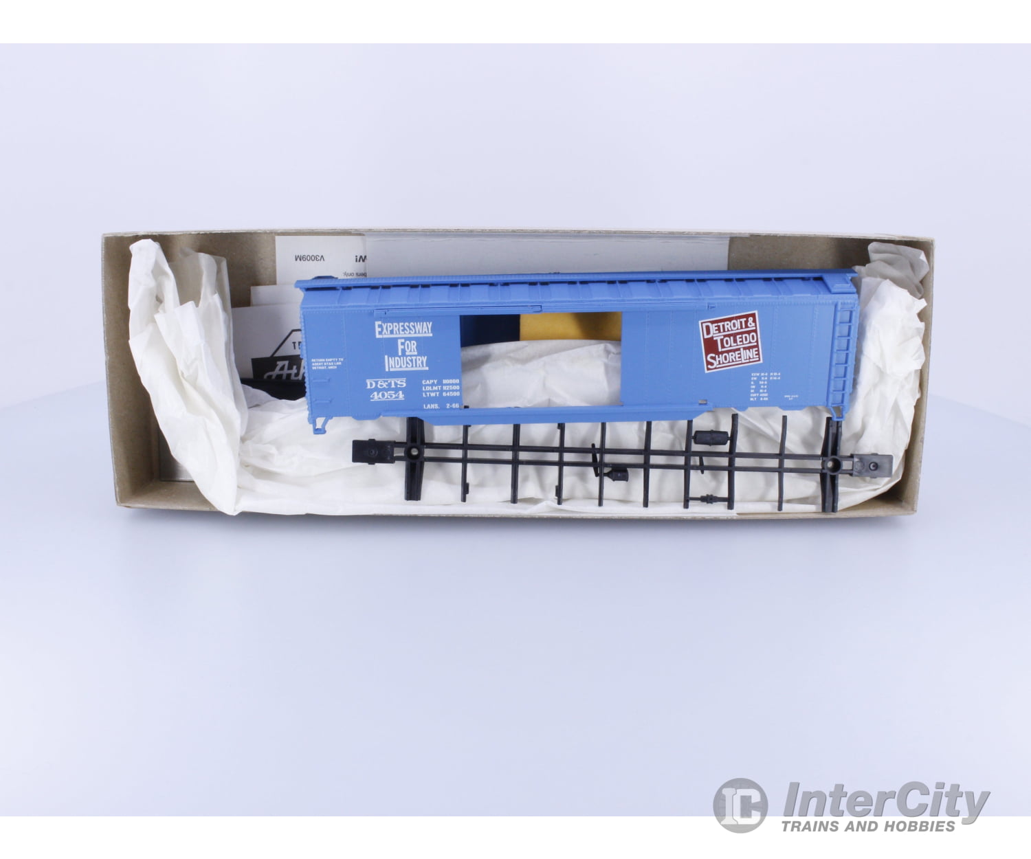 Athearn 1307 HO 50’ DD Box Car Kit Detroit Toledo and Ironton (DTI) 4054 Freight Cars