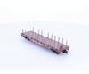 Athearn 1348 HO 40’ Flat Car with Stakes Southern Pacific (SP) 540026 - Freight Cars