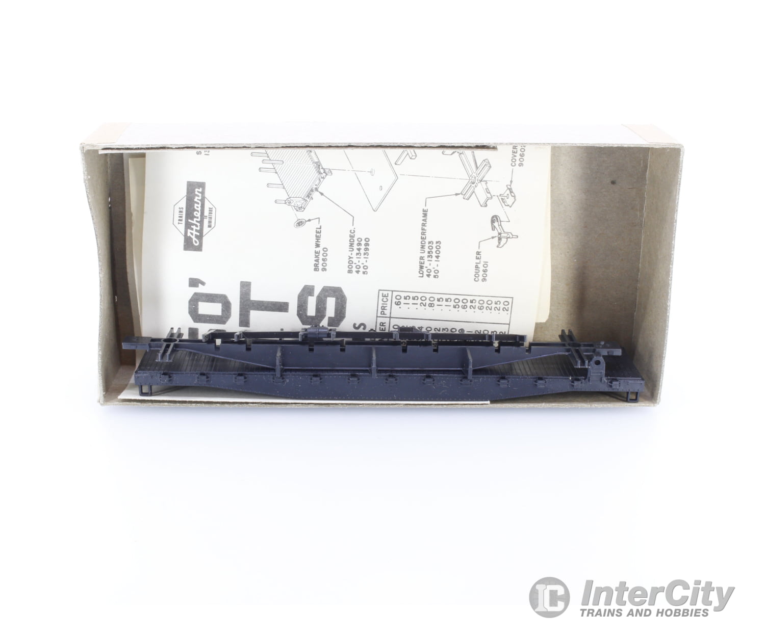 Athearn 1399 HO Undecorated 50 ft flat car Freight Cars