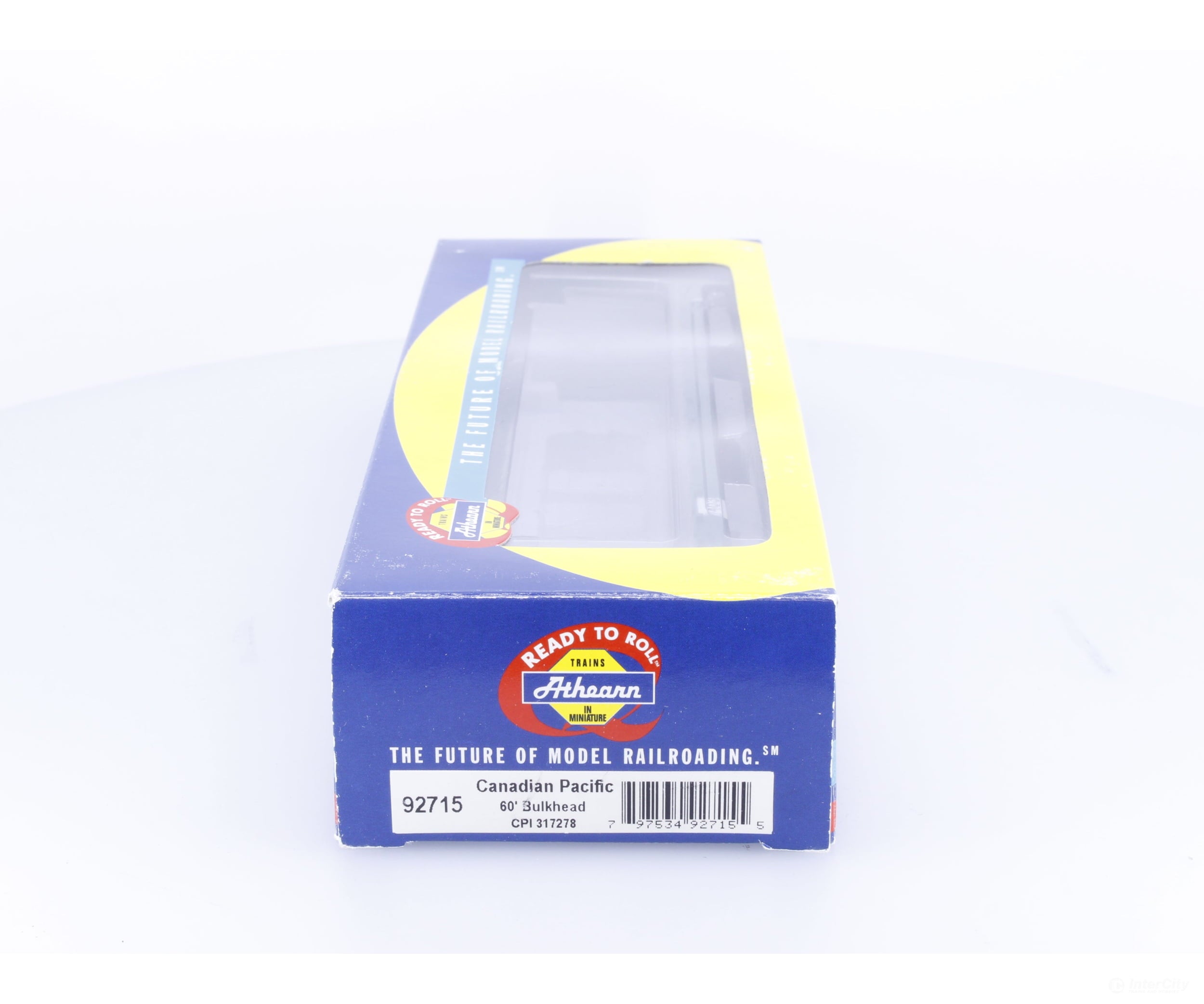 Athearn 1403 HO 60’ Bulkhead Flat Car Undecorated 1403 - Freight Cars