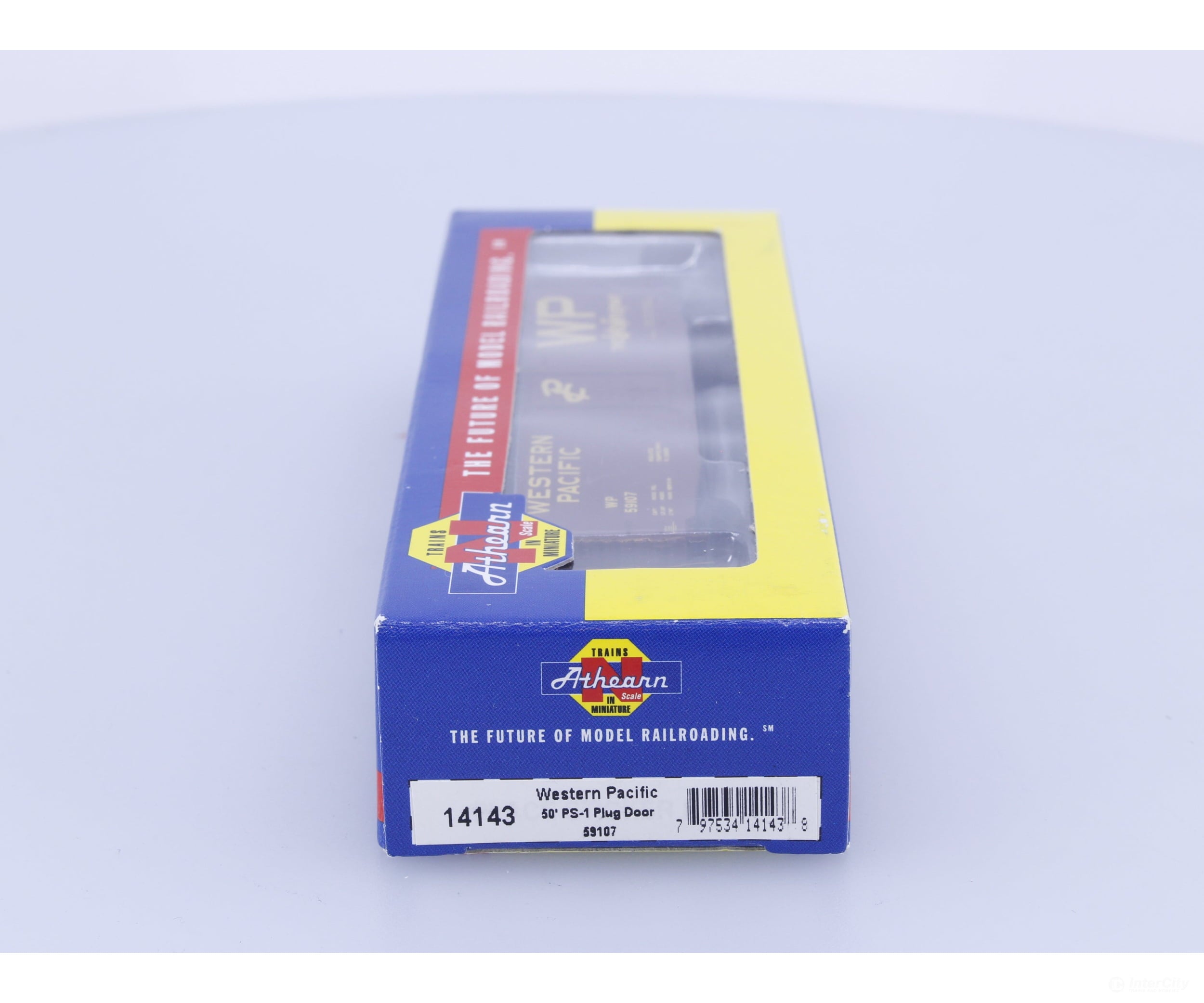 Athearn 14143 N 50’ PS-1 Plug Door Box Car Western Pacific (WP) 59107 Freight Cars