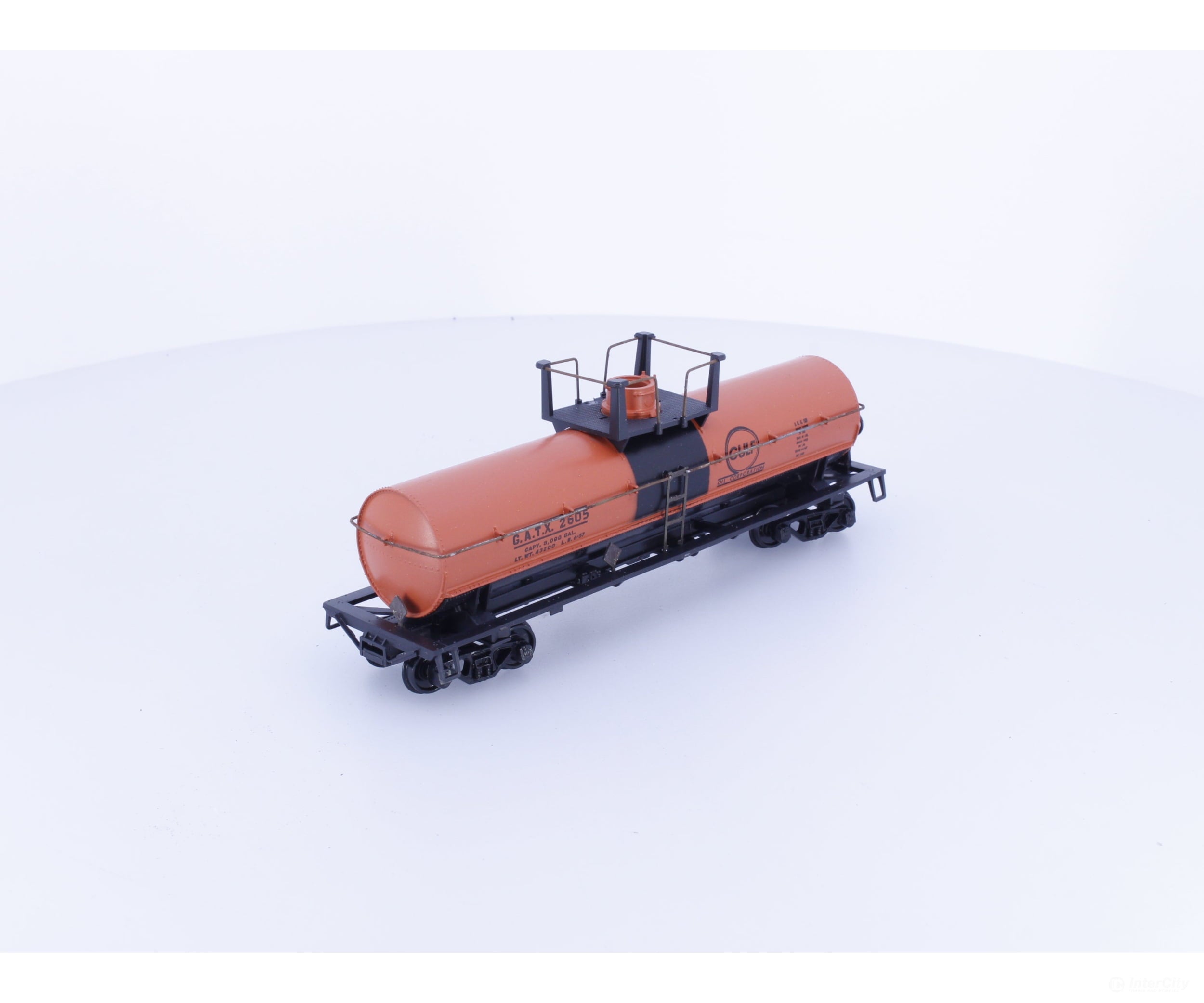 Athearn 1550 HO Single Dome Tank Car Gulf GATX Corporation (GATX) 2605 - Freight Cars
