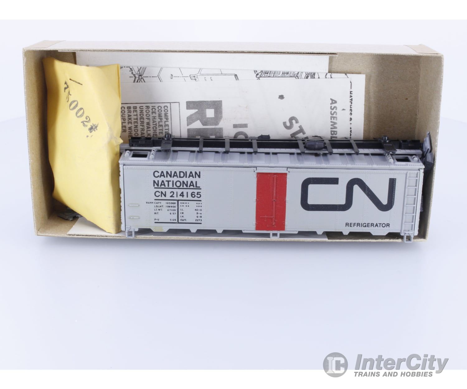 Athearn 166M HO 40’ Steel Ice Reefer Canadian National (CN) 214165 Freight Cars