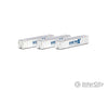 Athearn 17663 N Scale 53’ Stoughton Intermodal Container 3 - Pack Quik Trax Freight Loads &