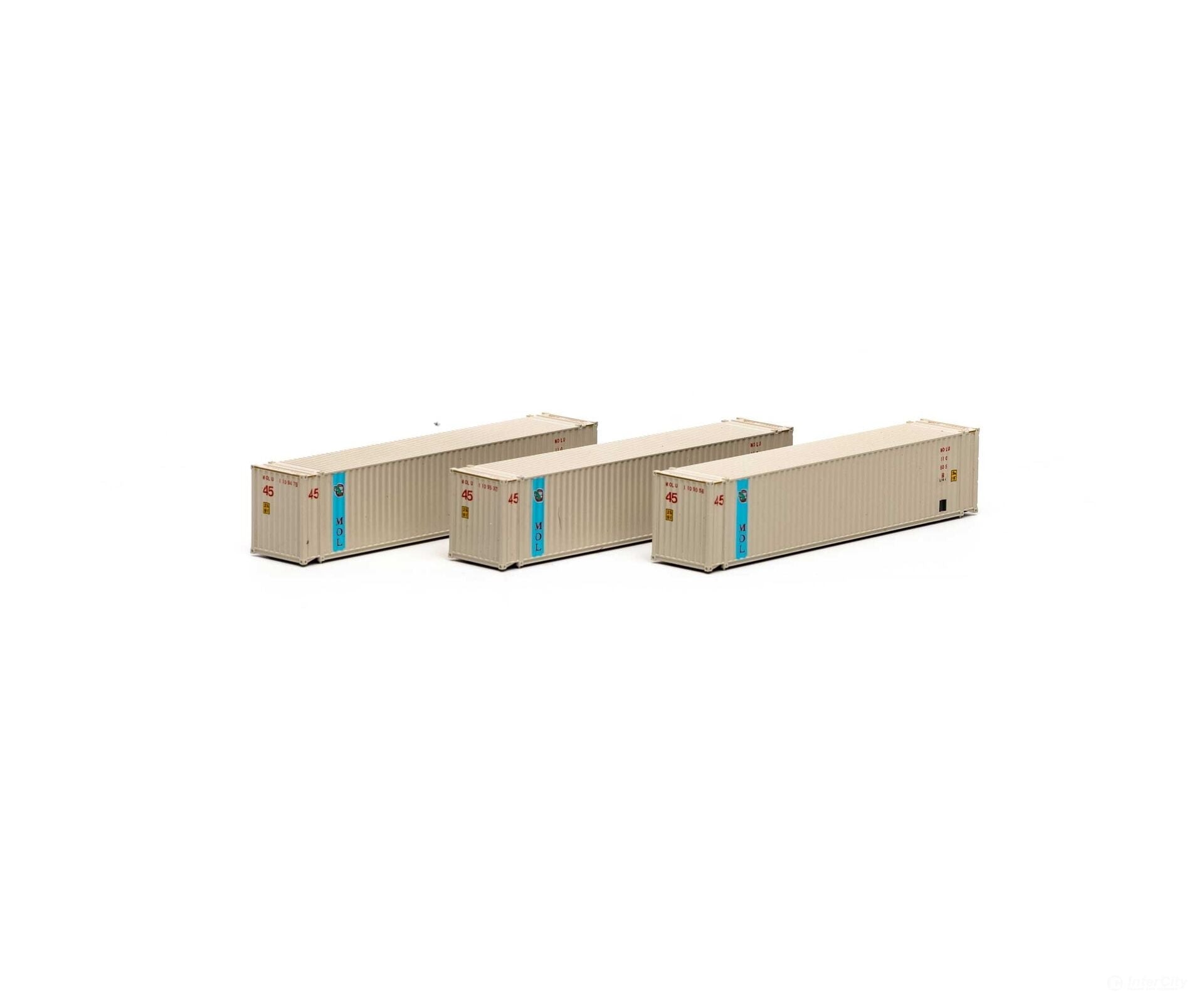 Athearn 17670 Ath17670 45’ Container Mol (3) N Scale Freight Loads & Containers