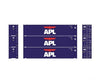 Athearn 17673 Ath17898 45 Container Apl 1 N Scale Freight Loads & Containers