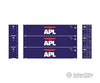 Athearn 17673 Ath17898 45 Container Apl 1 N Scale Freight Loads & Containers
