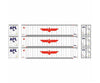 Athearn 17677 # N 48’ Container Apl (3) Mib Freight Loads & Containers