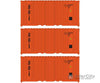 Athearn 17698 N 20’ Corrugated Container Ss (3) Freight Loads & Containers