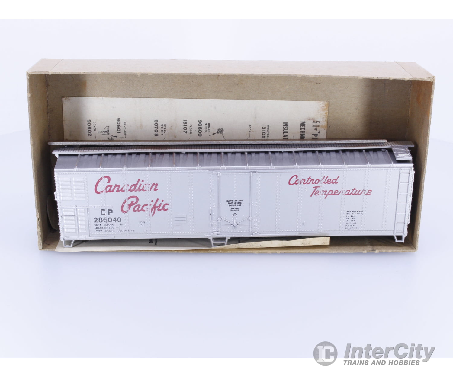 Athearn 1779 HO 50’ Single Door Reefer Canadian Pacific (CP) 286040 Freight Cars