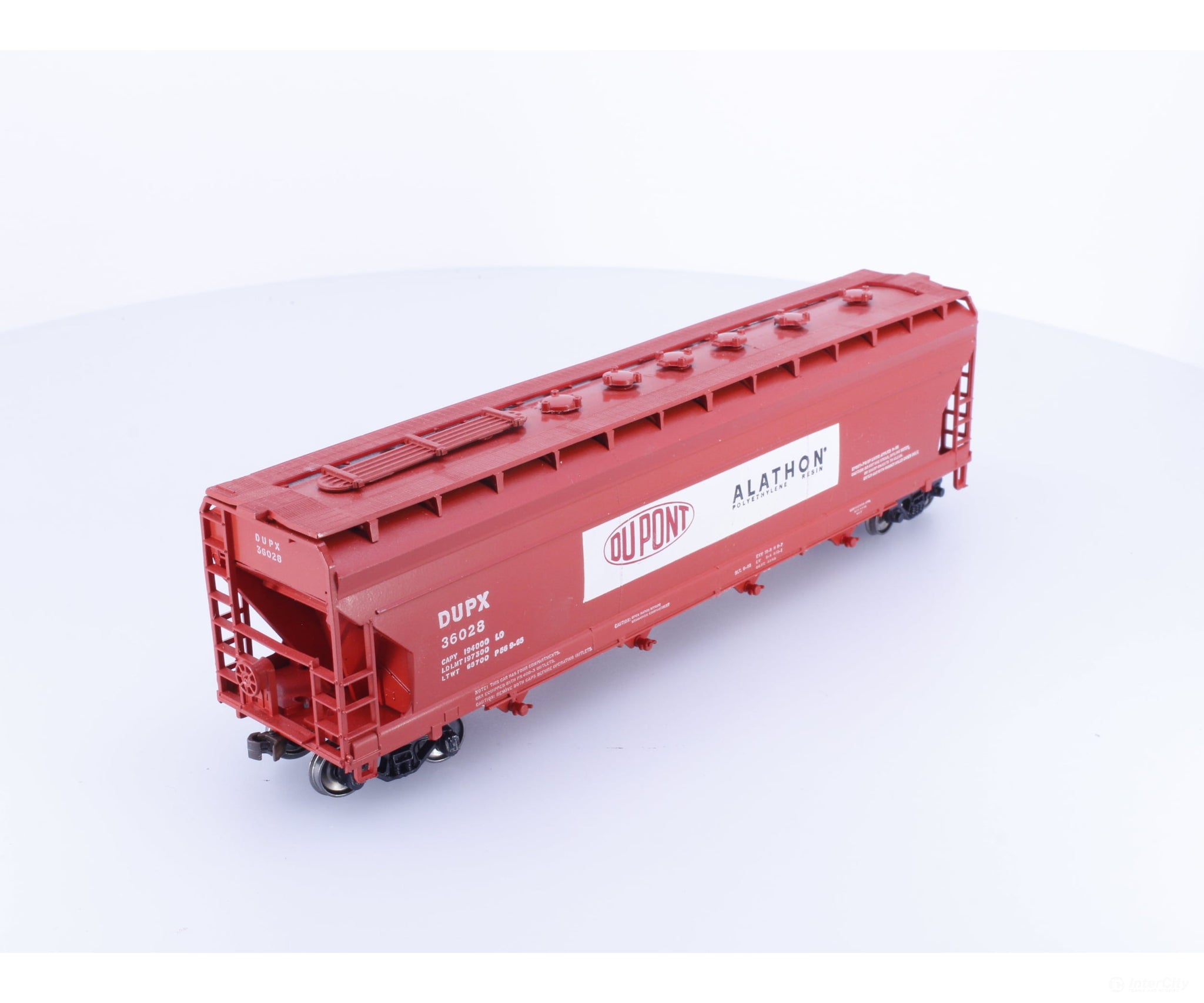 Athearn 1903 HO 55’ Center Flow Hopper Dupont (DUPX) 36028 - Freight Cars