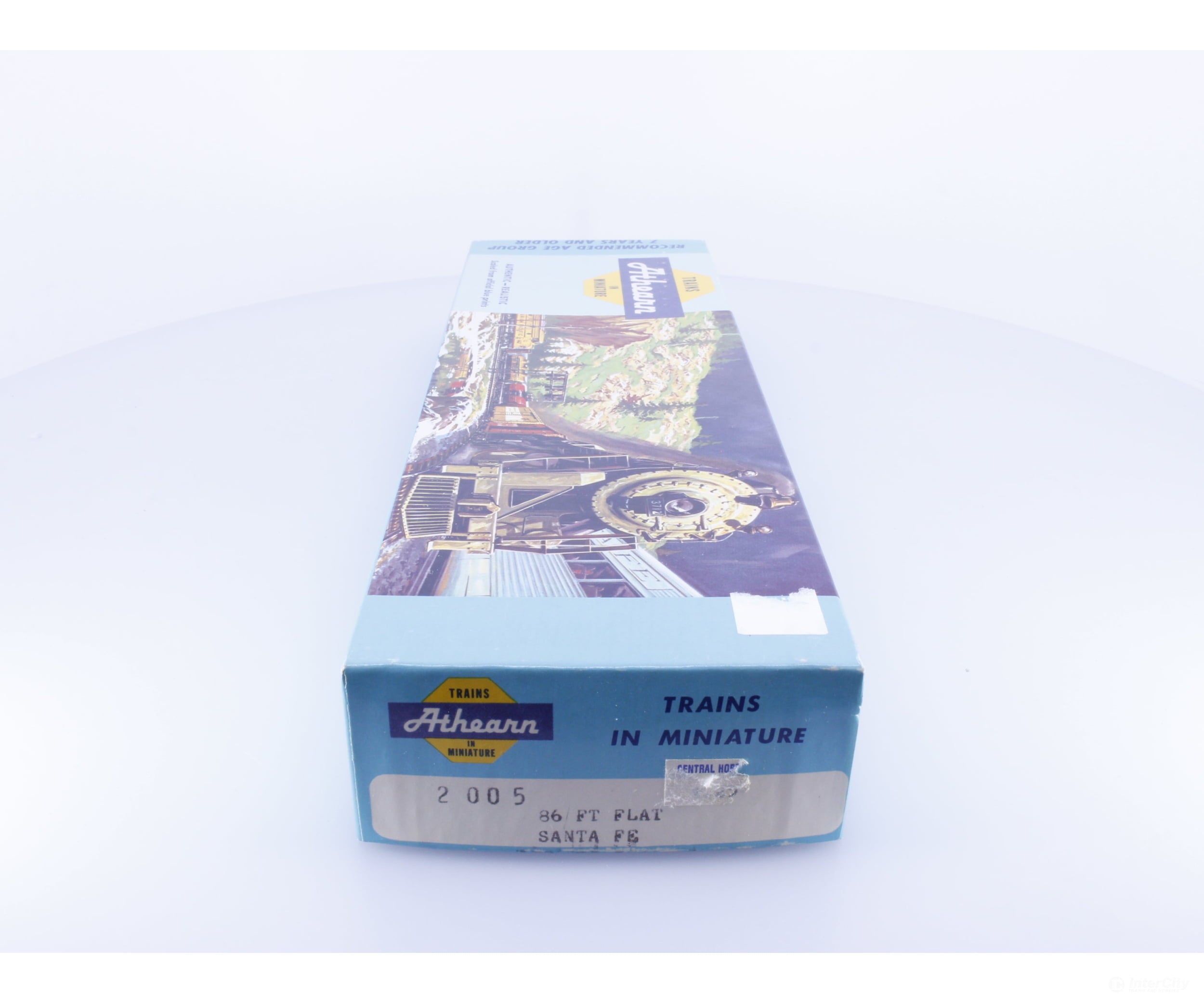 Athearn 2005 HO 86’ Flat Car Kit Atchison Topeka and Santa Fe (ATSF) 89102 Freight Cars