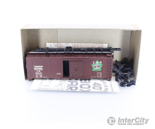 Athearn 201 HO CNR 40ft Boxcar ’Serves all of Canada’ Green leaf Canadian National (CN) 520174 Freight Cars