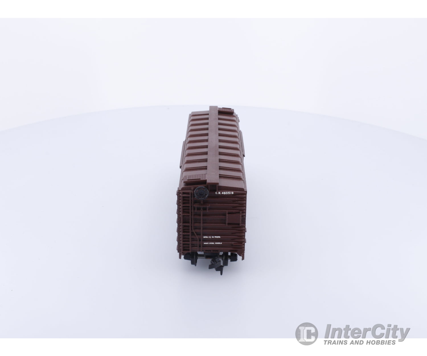 Athearn 202 HO CNR 40ft Boxcar ’Serves all of Canada’ White leaf Canadian National (CN) 480519 Freight Cars