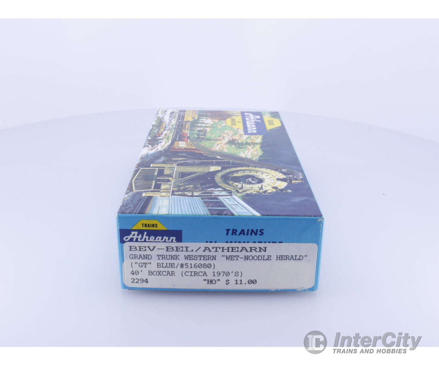 Athearn 2294 HO 40’ Box Car Kit Grand Trunk Western (GTW) 516080 Freight Cars