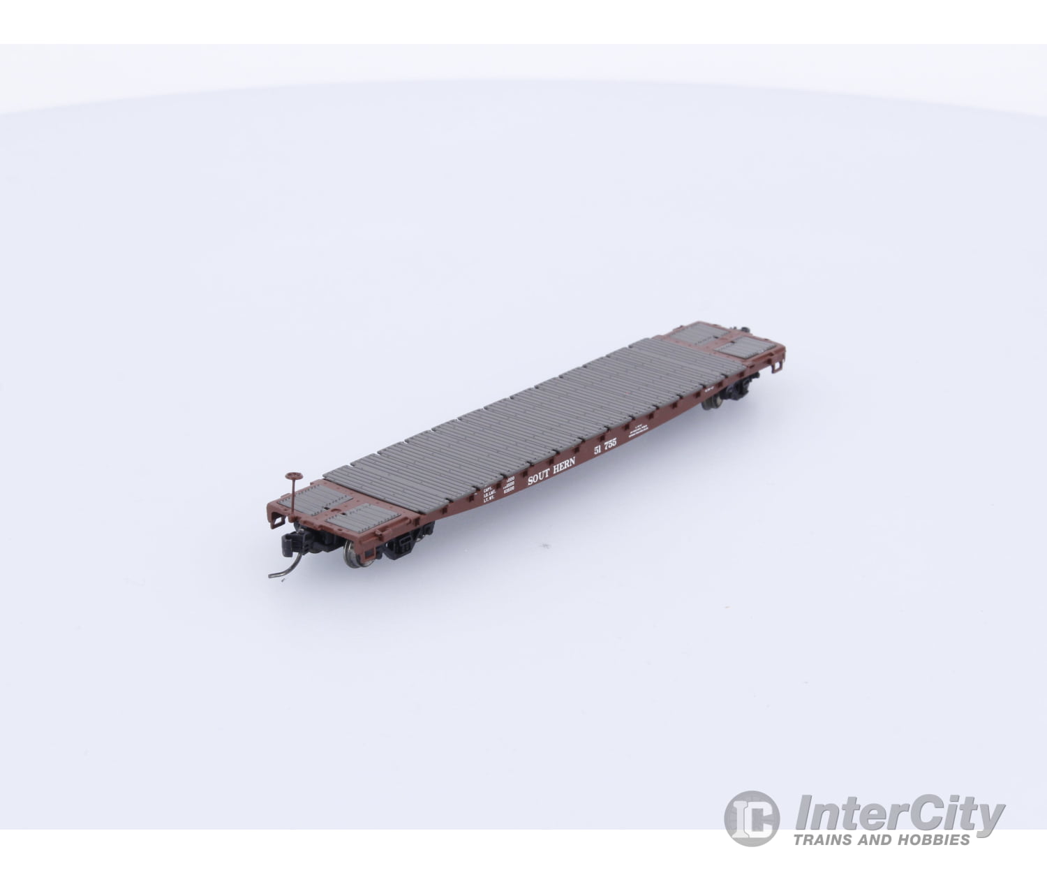 Athearn 24156 N 53’ GSC Flat Car Southern Railway (SOU) 51755 Freight Cars