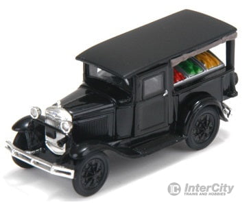 Athearn 26426 Ho Model A Vehicles Huckster - Black Cars & Trucks