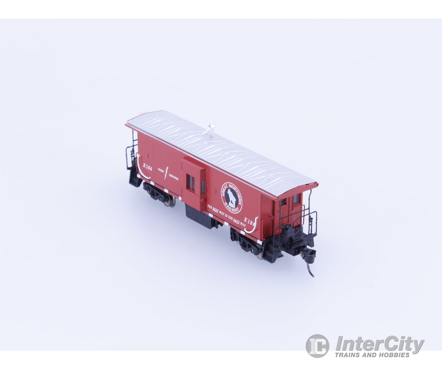 Athearn 26713 N Bay Window Caboose Great Northern (GN) X184 Freight Cars