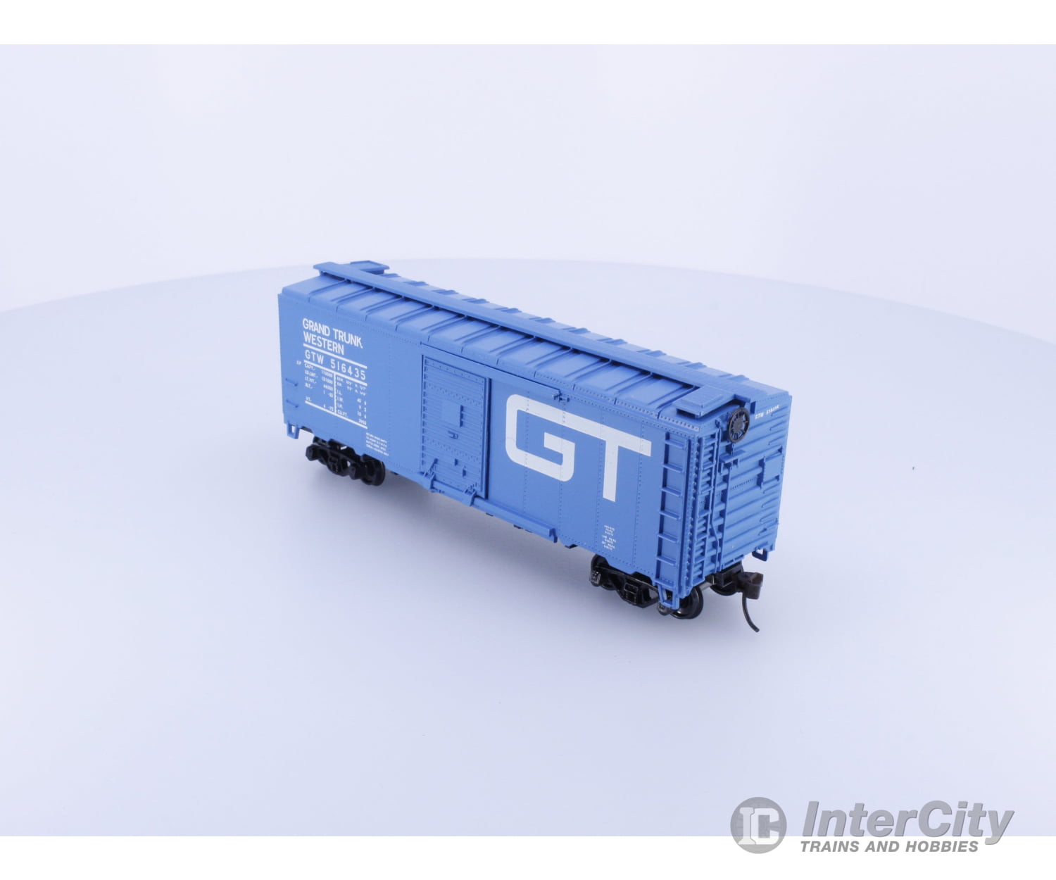 Athearn 294-1 HO 40’ Box Car Grand Trunk Western (GTW) 516435 Freight Cars
