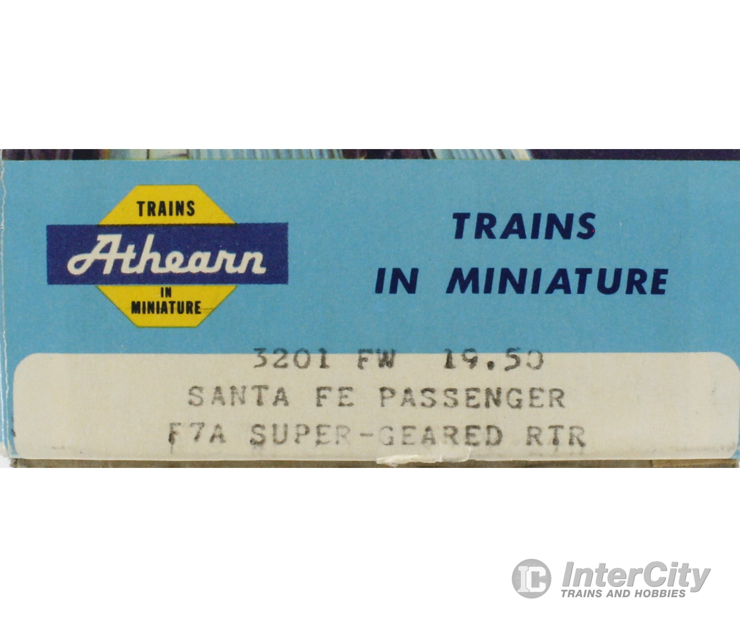 Athearn 3201 Ho F7A Super-Geared Rtr Locomotive Santa Fe (Sf) Analog Dc Locomotives