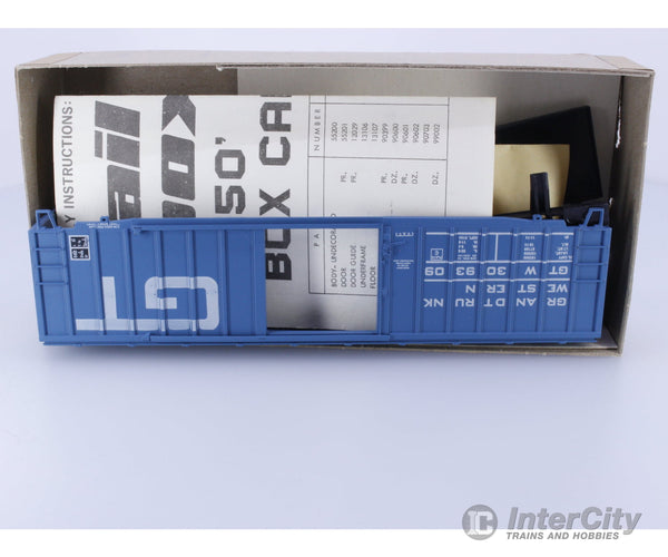 Athearn 359 HO 50’ Rail Box Car Grand Trunk Western (GTW) 309309 Freight Cars