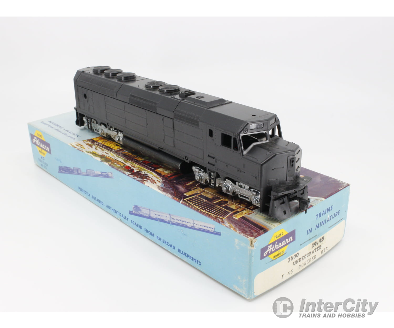 Athearn 3600 Ho F45 Powered Rtr Locomotive Undecorated Analog Dc Locomotives