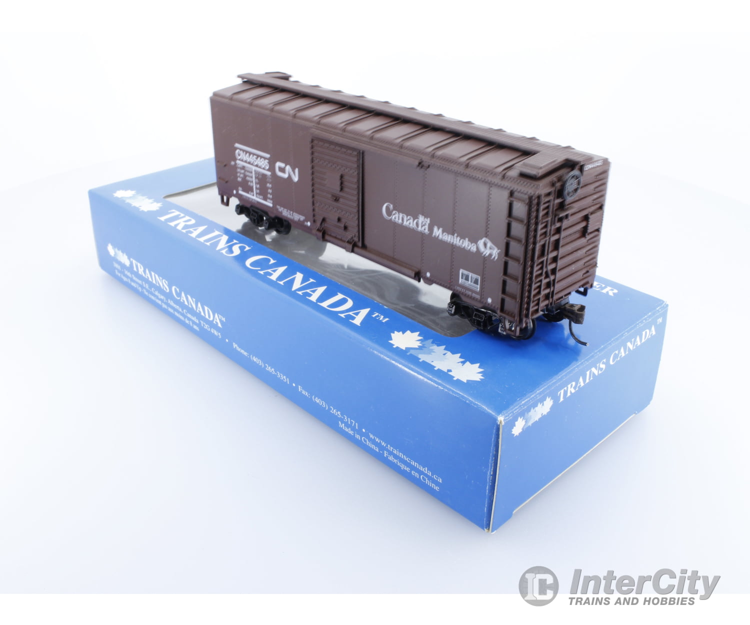 Athearn 40’ Single Door Boxcar Manitoba Canadian National Cn 445485 Freight Cars