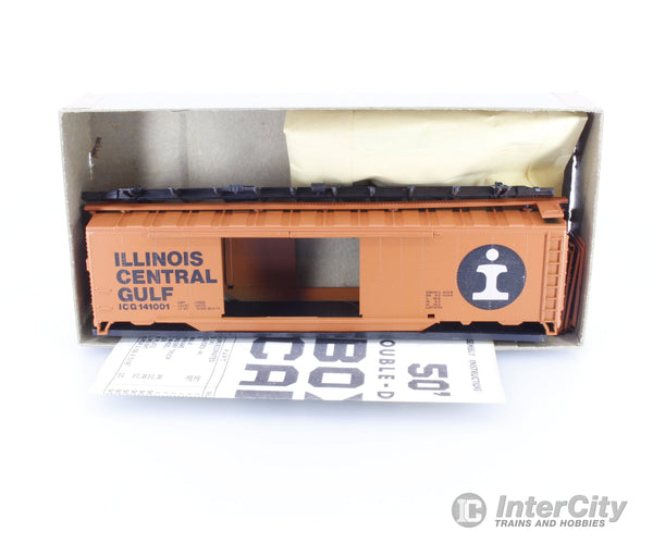 Athearn 486 HO 50’ Double Door Boxcar Kit Illinois Central (IC) 141001 Freight Cars