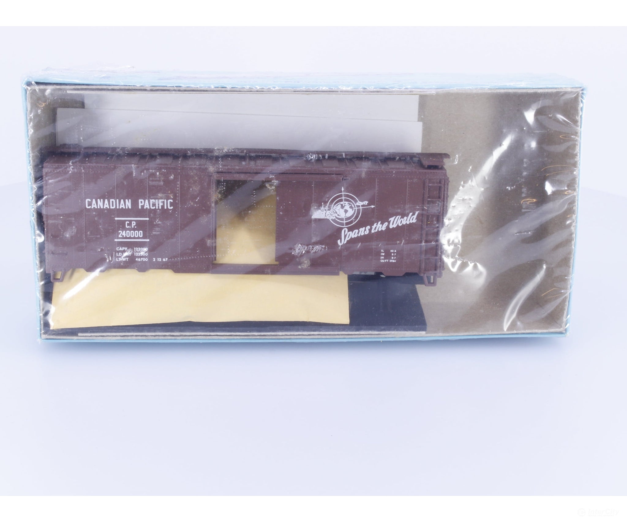 Athearn 5005 HO 40’ Boxcar Kit #1 Canadian Pacific (CP) 240000 (#1) Freight Cars